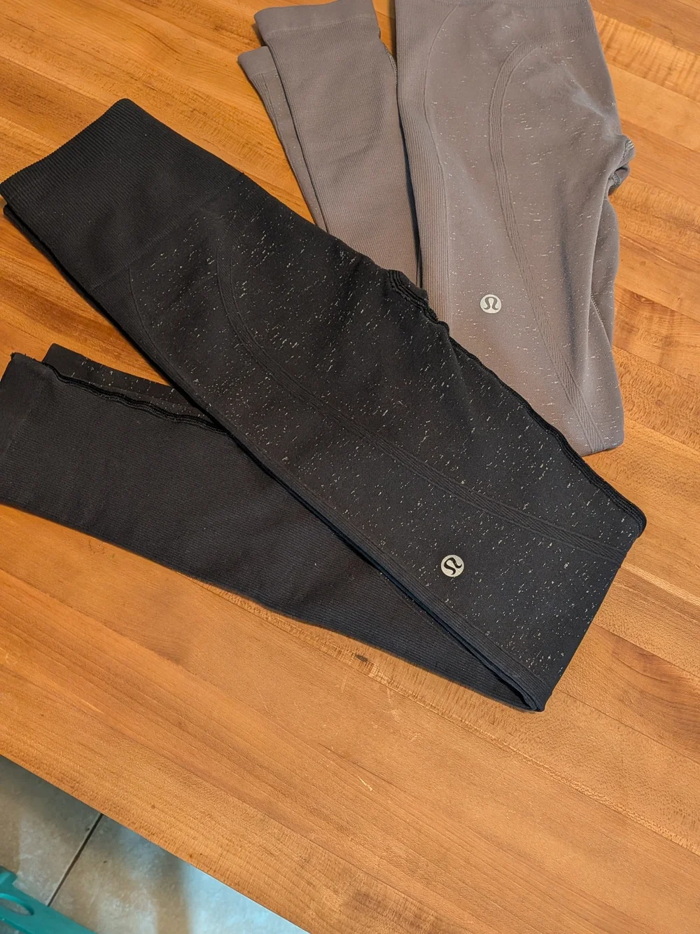 Lululemon Seamless Leggings Bundle - Black & Grey Fits Like possible XXS/XS 4/6